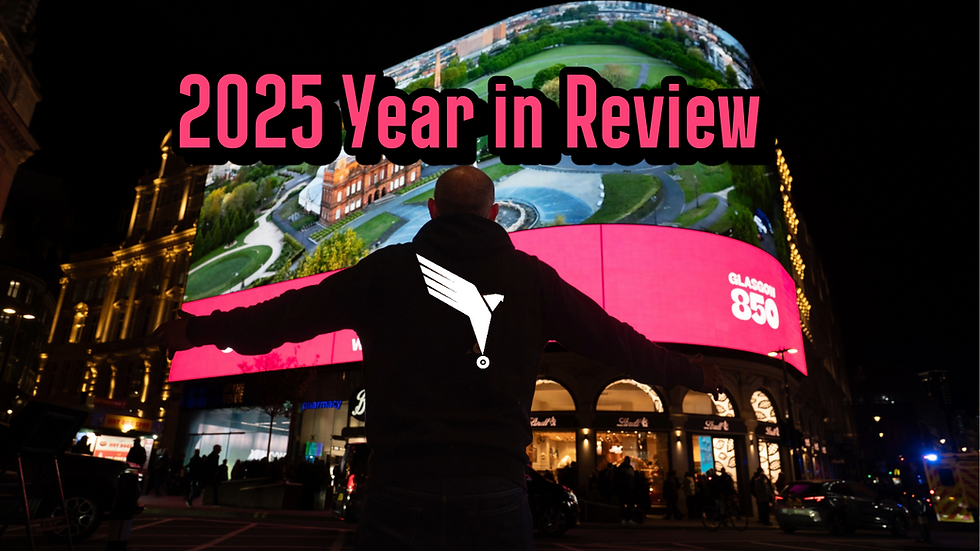 HawkAye 2025 Year in Review: Elevating Glasgow with Drone Content