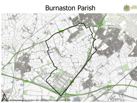 Formal notice of application for designation of the Parish of Burnaston as a neighbourhood area.