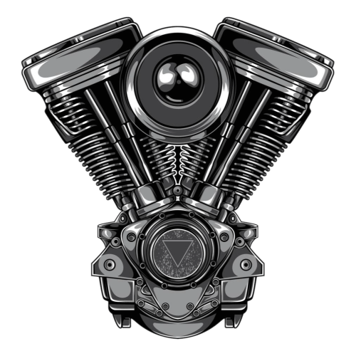 HD Motorcycle Engine