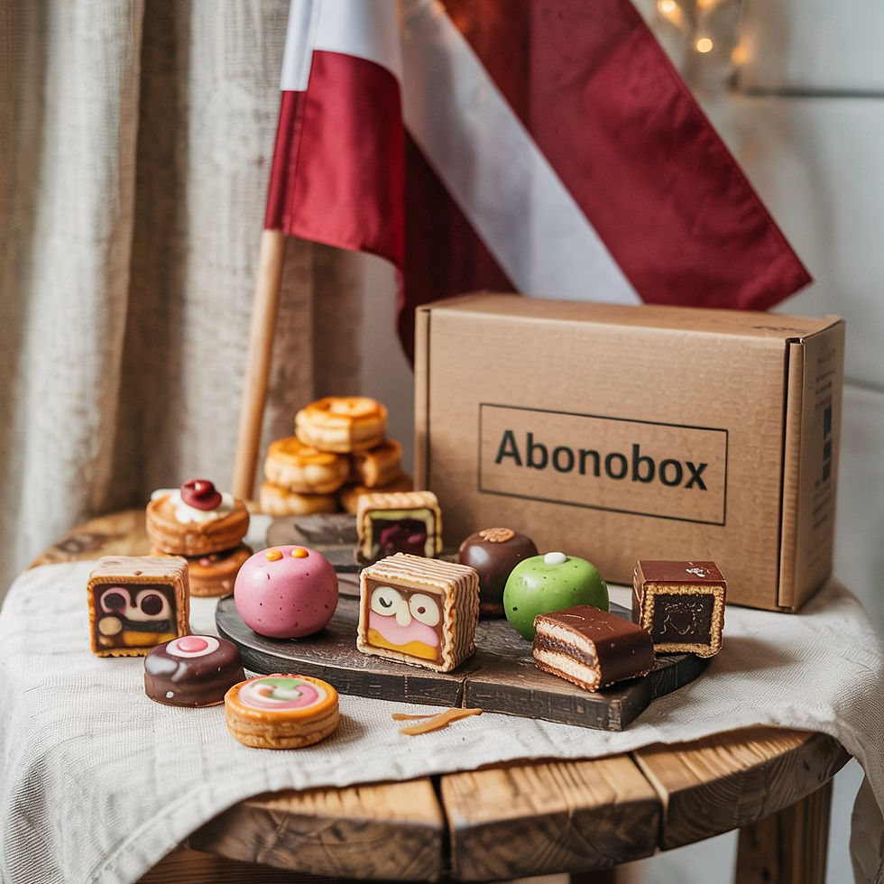 lotyšské sladkosti