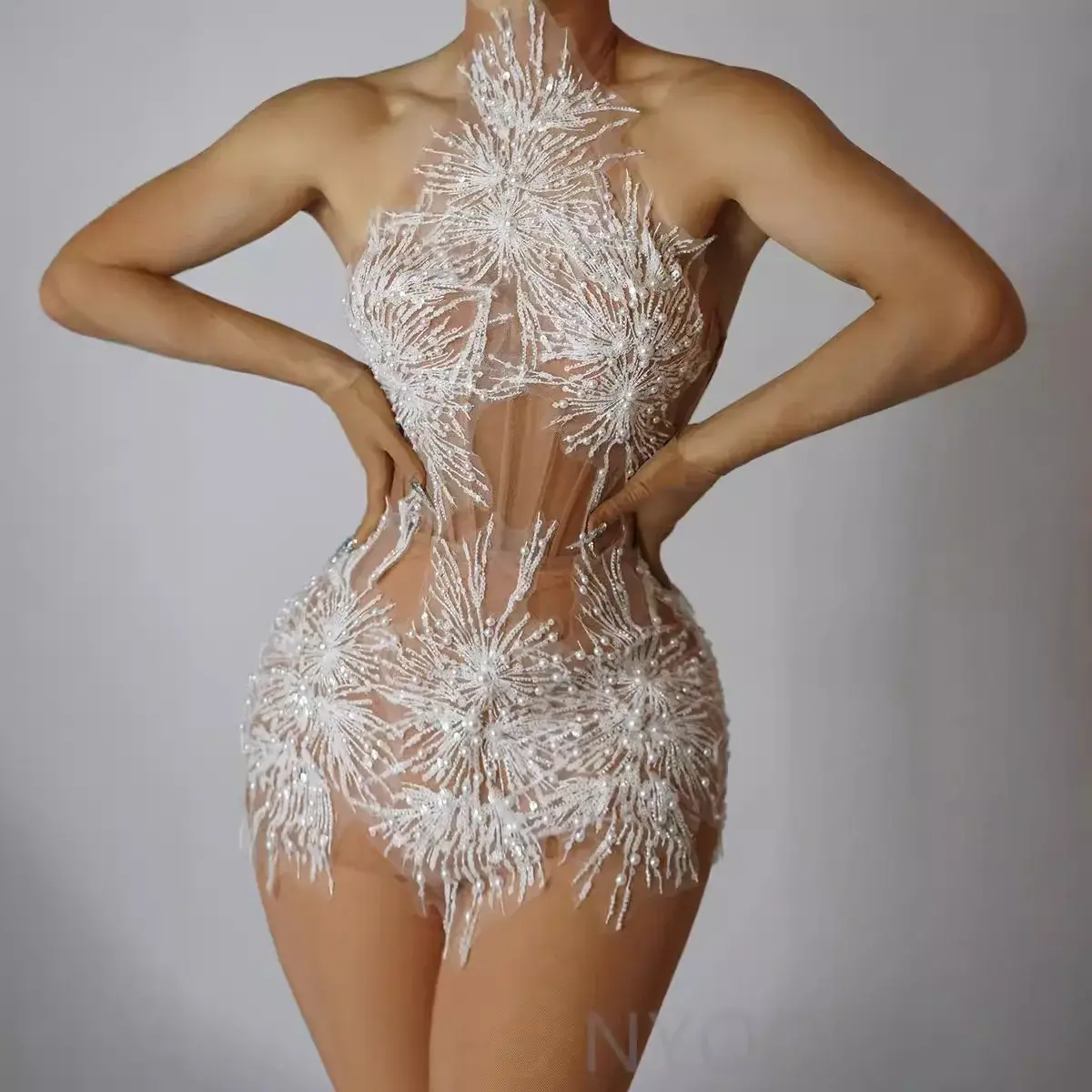 The Celeste Crystal Embellished Gown