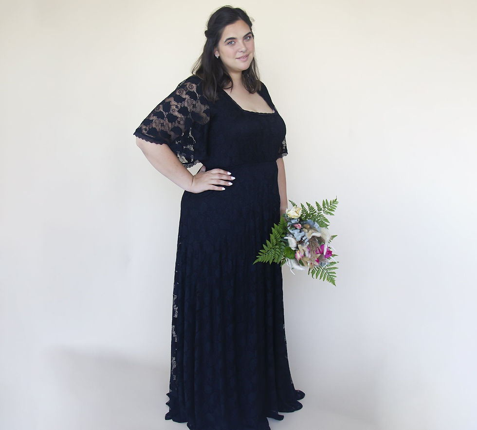 Thumbnail: The Obsidian Lace Evening Gown