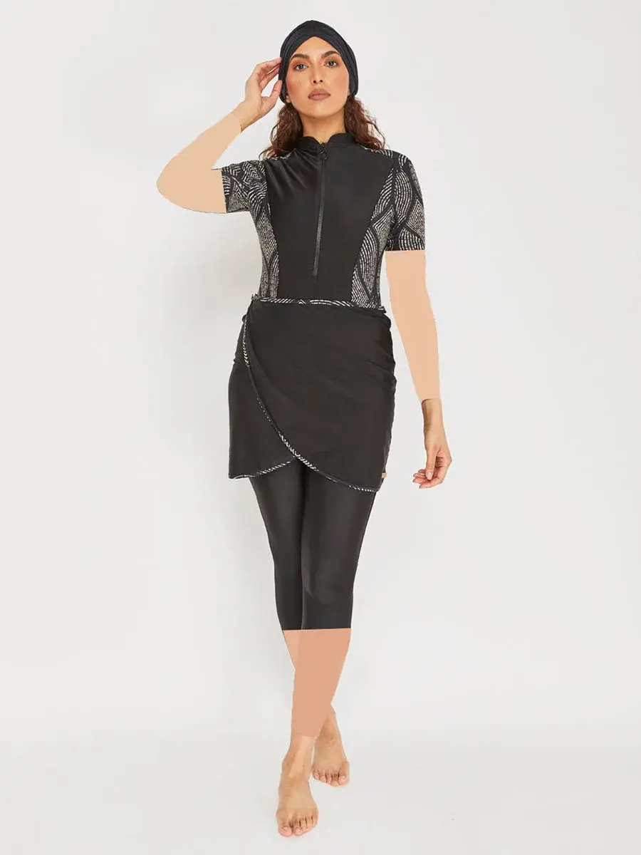 Thumbnail: The Riviera 3-Piece Modest Swim Set