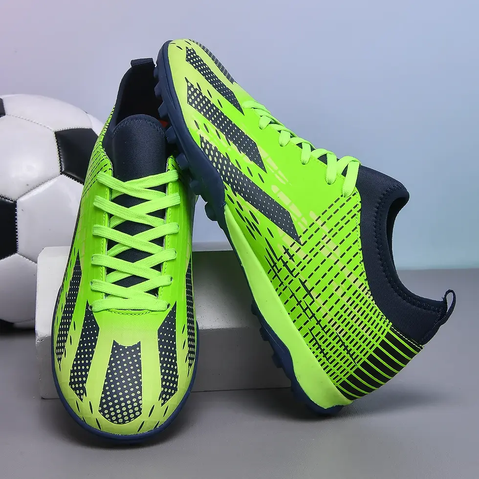 Thumbnail: Men Professional Football Shoes Society TF/FG Soccer Shoes  Cleats Original Indo