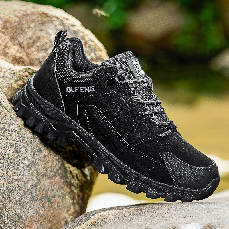 Thumbnail: PLUS SIZE Men Women Adventure Sneakers Durable Grip Non-Slip Shoes Lace-Up Comfo