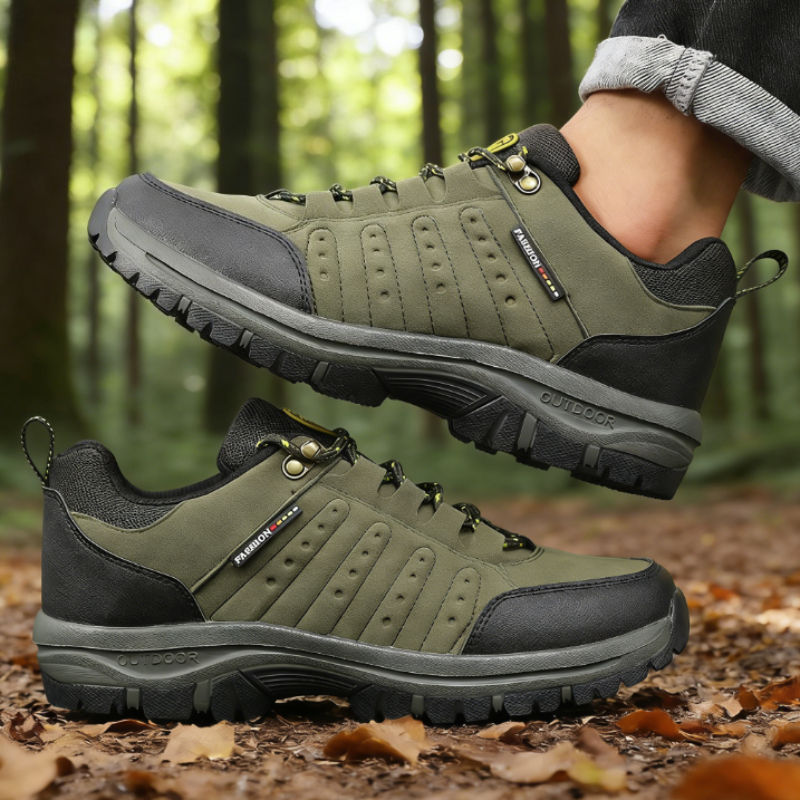 Hiking Shoes for Men Waterproof Outdoor Low-top Hiking Boots Non-slip Trekking S