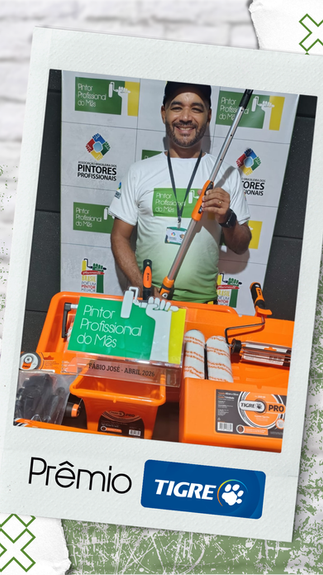 Pintor Fábio José, de Aracaju (SE), Vence o Prêmio Nacional da ABRAPP e é Eleito o Pintor Profissional do Mês de Abril 2026