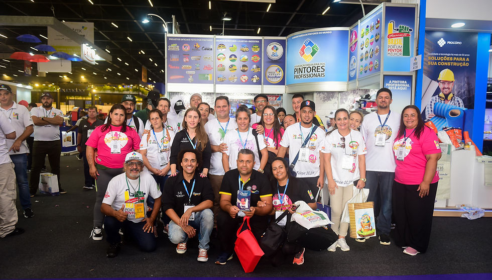 Pintores ABRAPP na Feicon