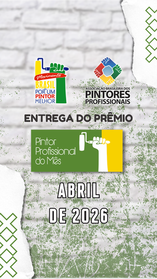 Pintor Fábio José, de Aracaju (SE), Vence o Prêmio Nacional da ABRAPP e é Eleito o Pintor Profissional do Mês de Abril 2026