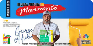 George Adriano de Brasília DF Vence Vence Prêmio Nacional PPM Pintor Profissional do Mês Jan/2026