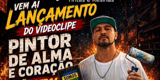 Lançamento do Rap "Pintor de Alma e Coração Remix" Música do Pintor Alex Líder ABRAPP