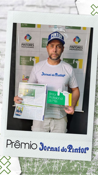 PPM - Felipe Soares de Marilia SP - Ganhador do Prêmio Pintor Profissional do Mês de Julho 2025