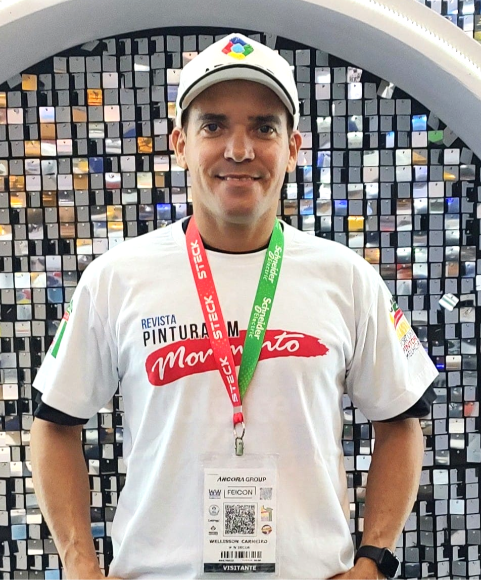 Walter Wellisson de Oliveira Carneiro, mais conhecido como Wellisson Decor, nasci na cidade de Riachão do Jacuípe - Bahia - Reporter da Revista ABRAPP - Pintura em Movimento