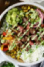 MEXICALI GRASS-FED STEAK BURRITO BOWL