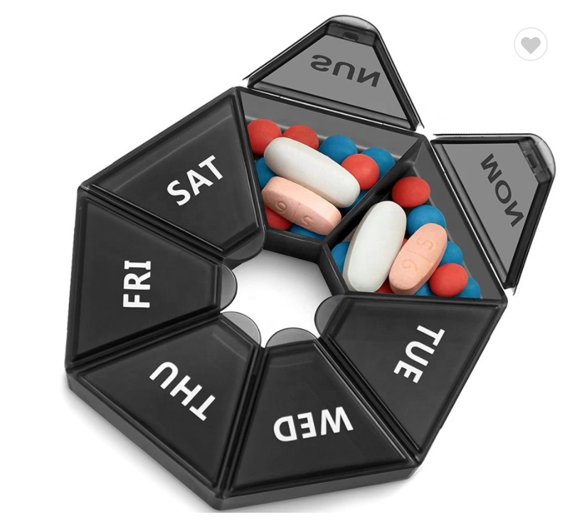 Pill Organizer Hexagon