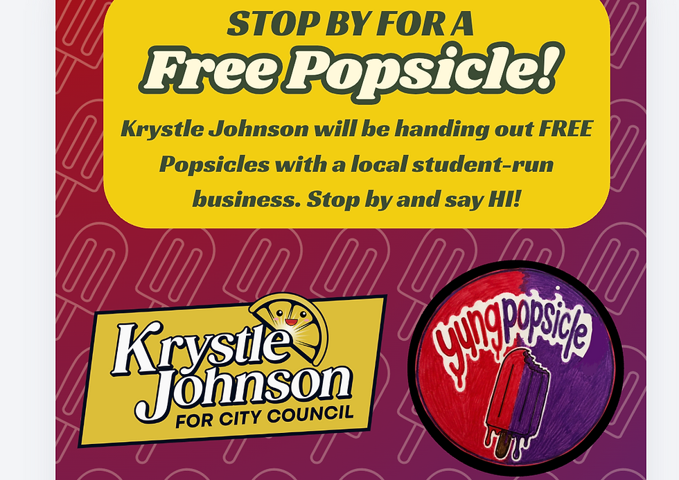 Free Popsicles with Yung Pups!