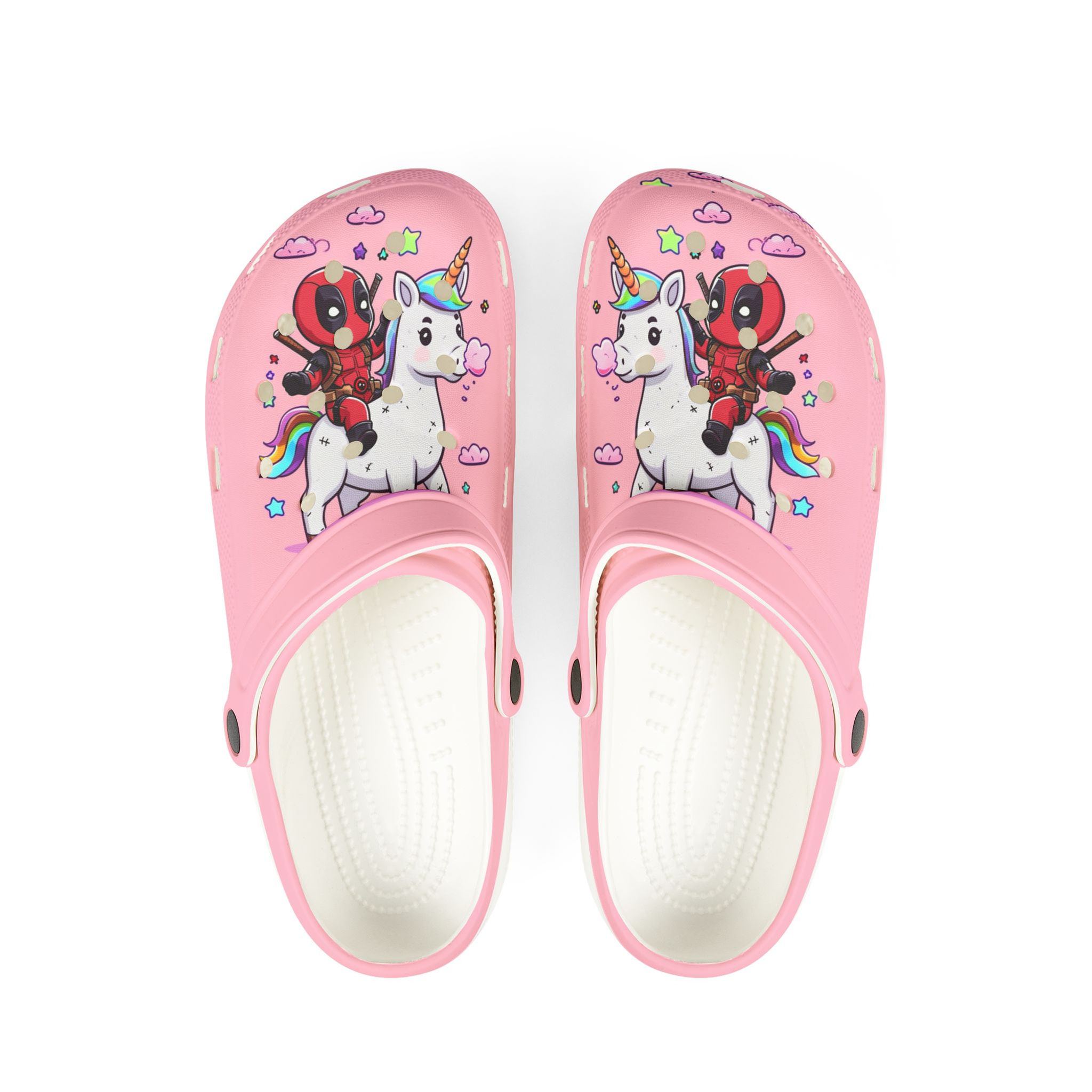 Dead Pool Unicorn EVA Foam Rubber Shoes