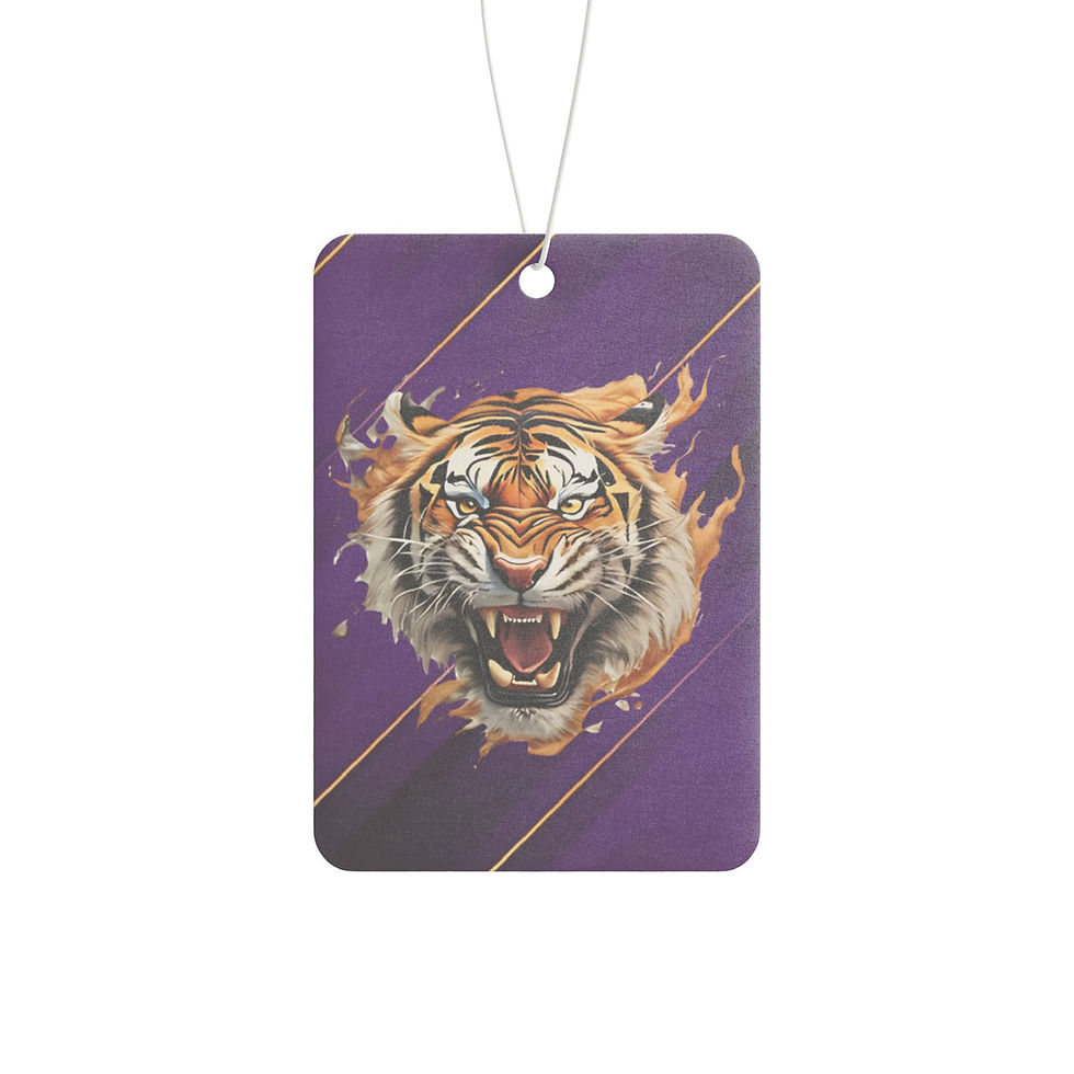 Thumbnail: Car Air Freshener (Purple Tiger)