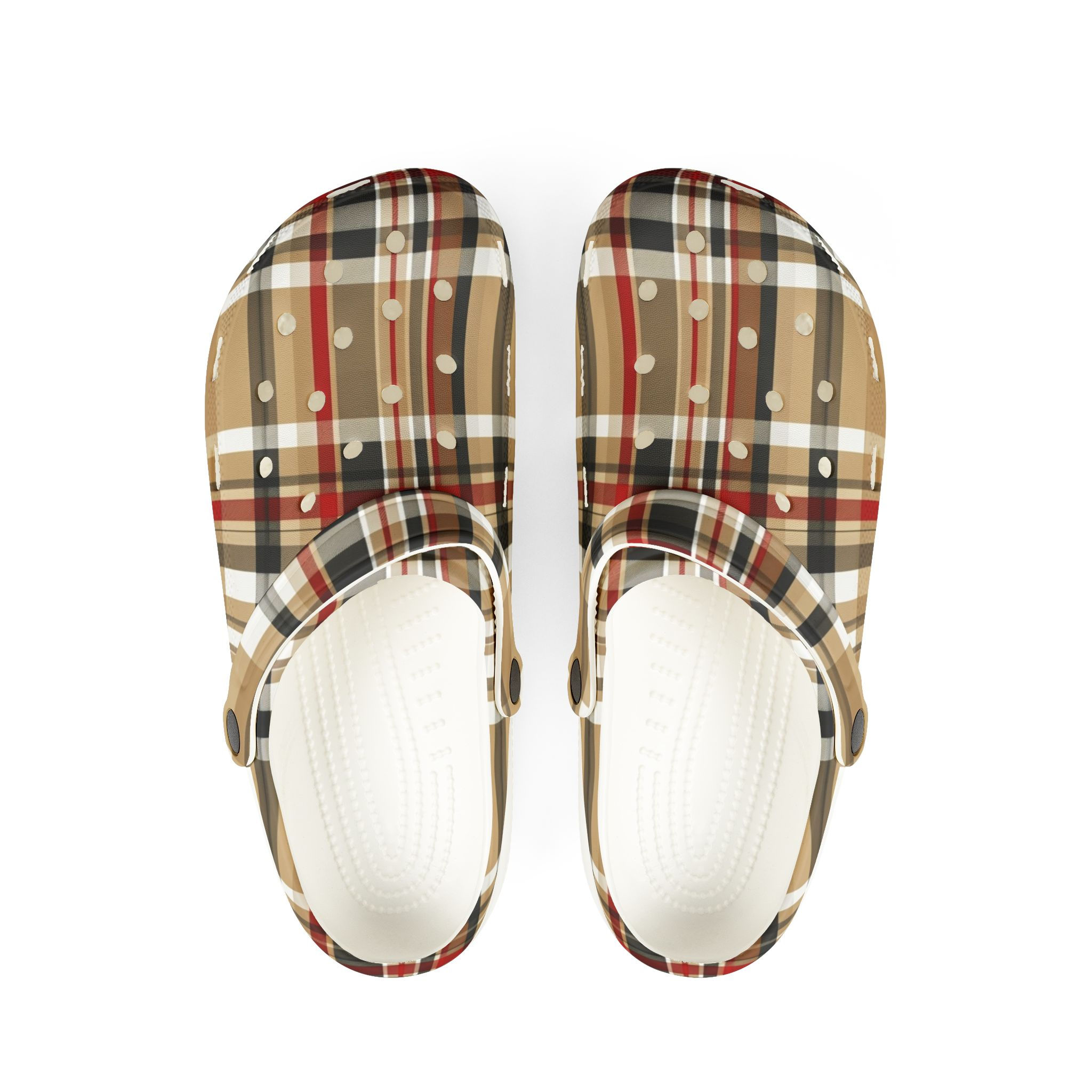 Plaid EVA Foam Rubber Shoes