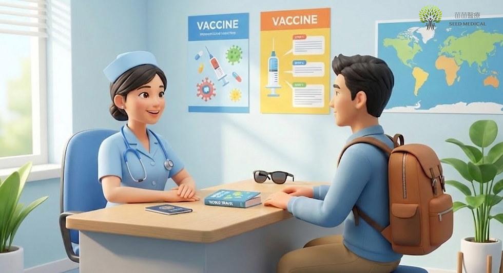 苗苗醫療旅遊疫苗諮詢甲乙型肝炎混合疫苗接種