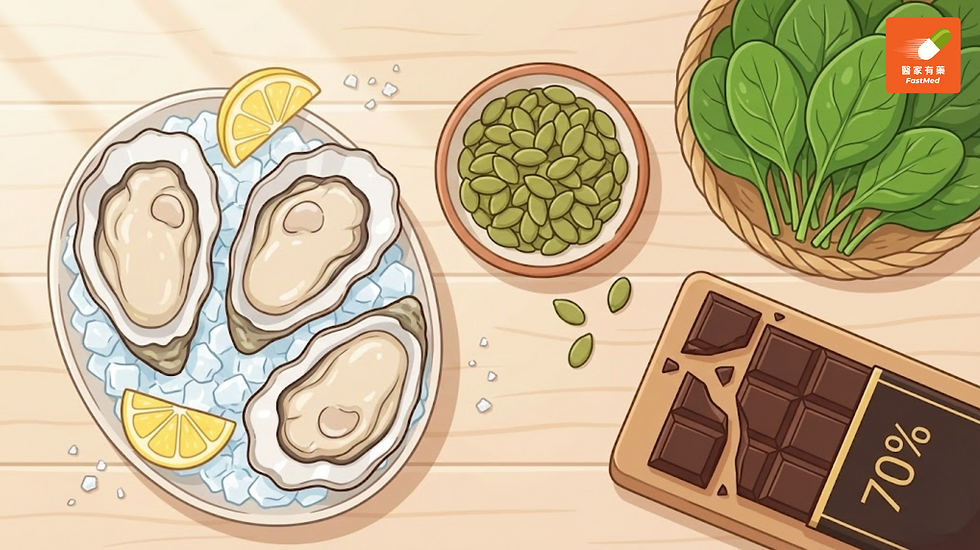 提升男士耐力食物生蠔南瓜籽補充鋅鎂