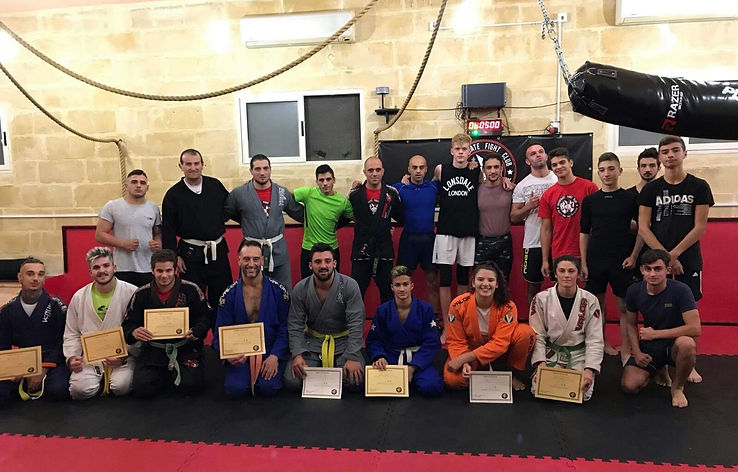 Jiu-jitsu; Martia Arts; belts; team; malta
