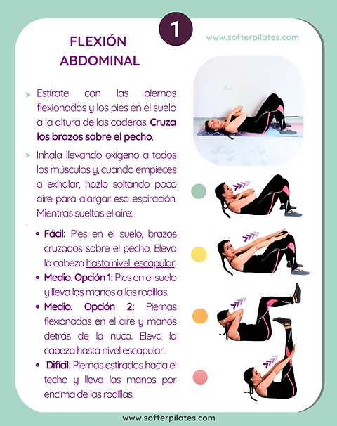 flexión abdominal