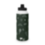 Thumbnail: Tennis Pattern Stainless Steel Sports Water Bottle — Green Rally Design