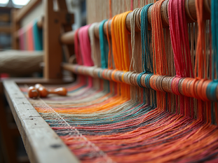 Handloom weaving