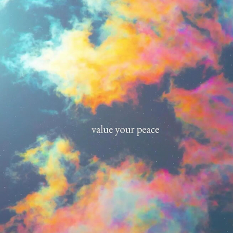Valorize a sua paz