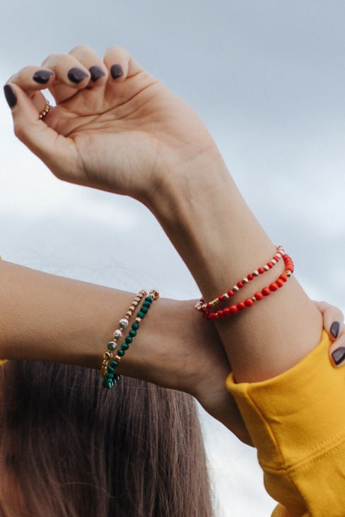 Thumbnail: Inner Calm - Malachite Ritual Bracelet  