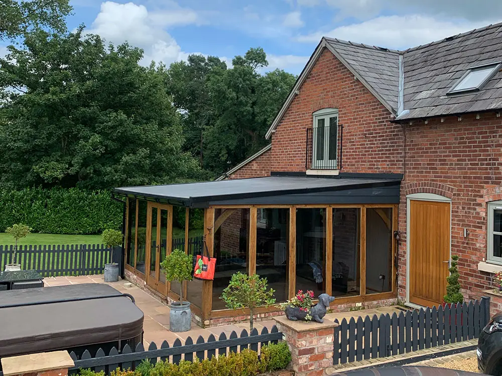 Firestone Roof | Eco Home Space Percision Garden Pod | Garden Rooms & Conservatory Roof Upgrades