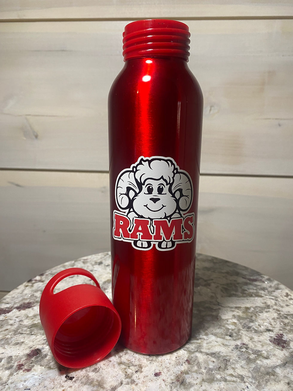Thumbnail: Rams - 20 oz. Slender Aluminum Water Bottle