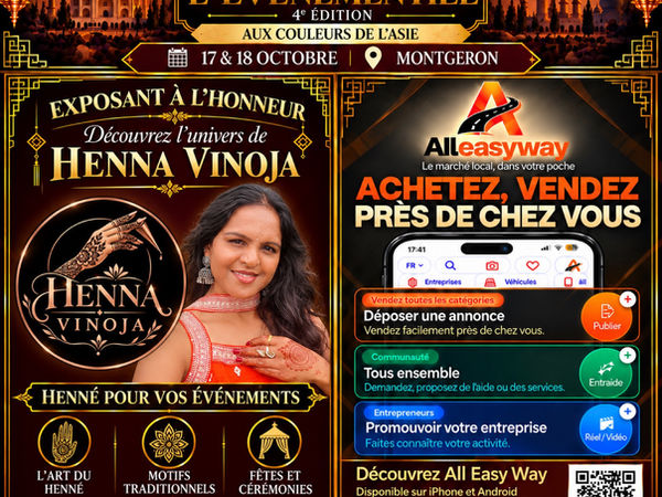 Prestation Henné Artistique - Henna Vinoja