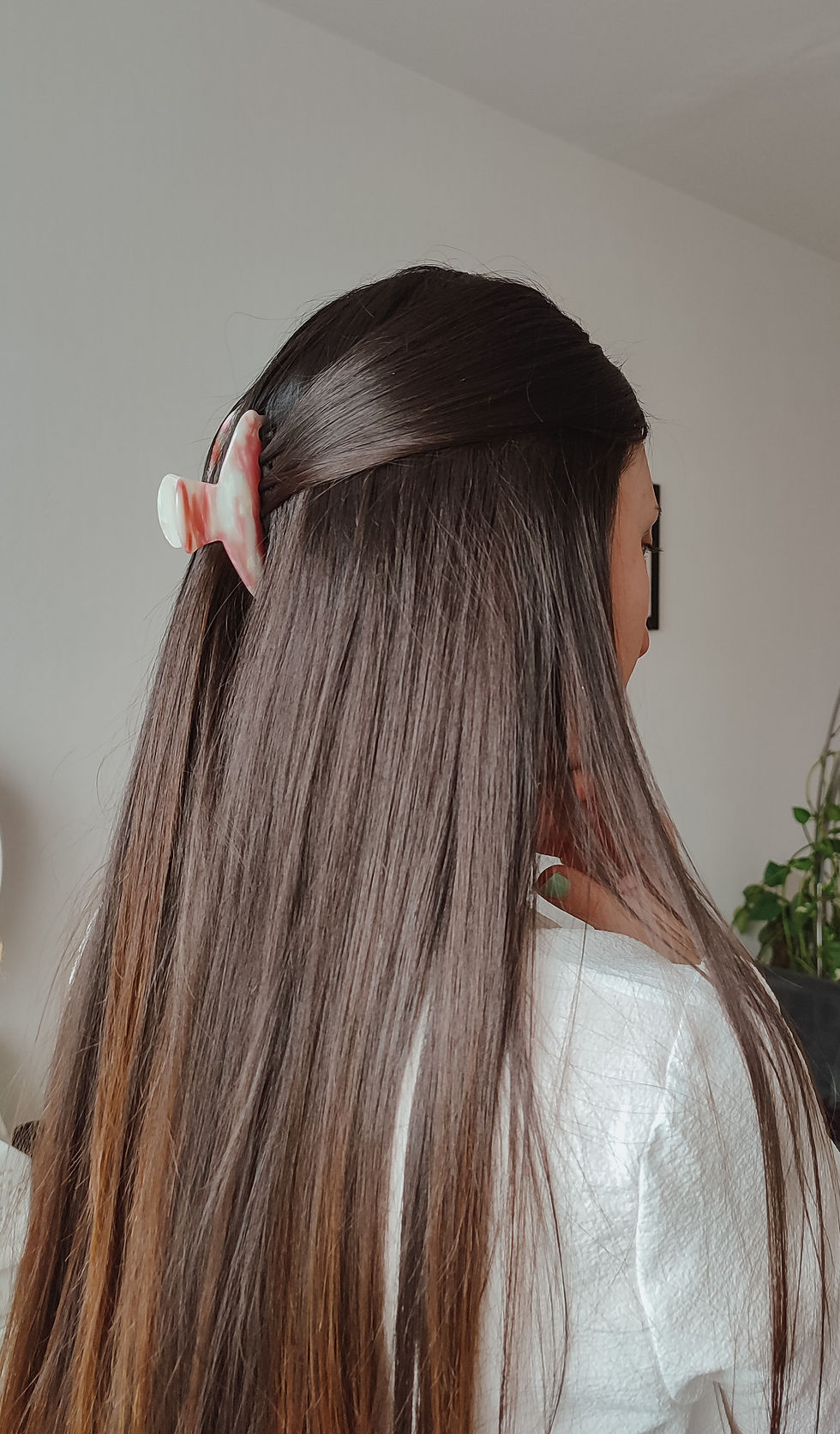 Thumbnail: melierte haarkralle feines haar