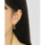 twisted ear cuff, croissant ring