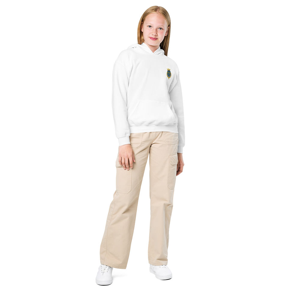 Miniature : Sweat capuche enfant blanc