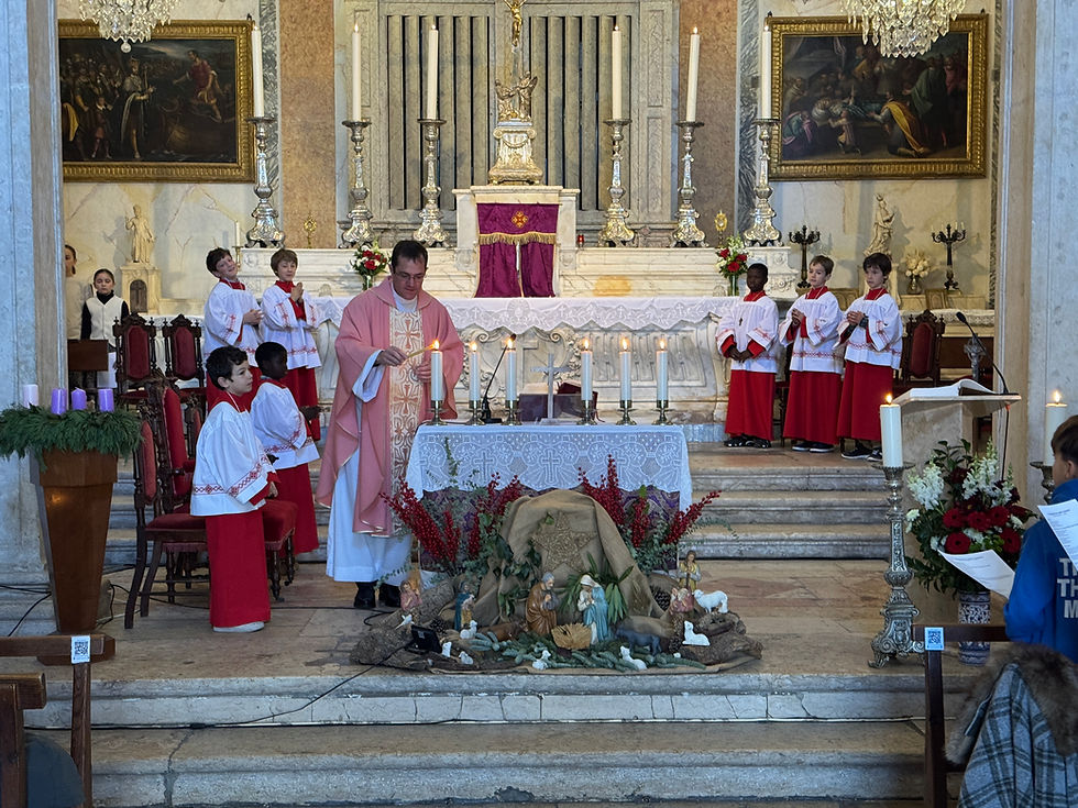 Aujourd'hui 3ème Dimanche de l'Avent et débuts de la Chorale des enfants!