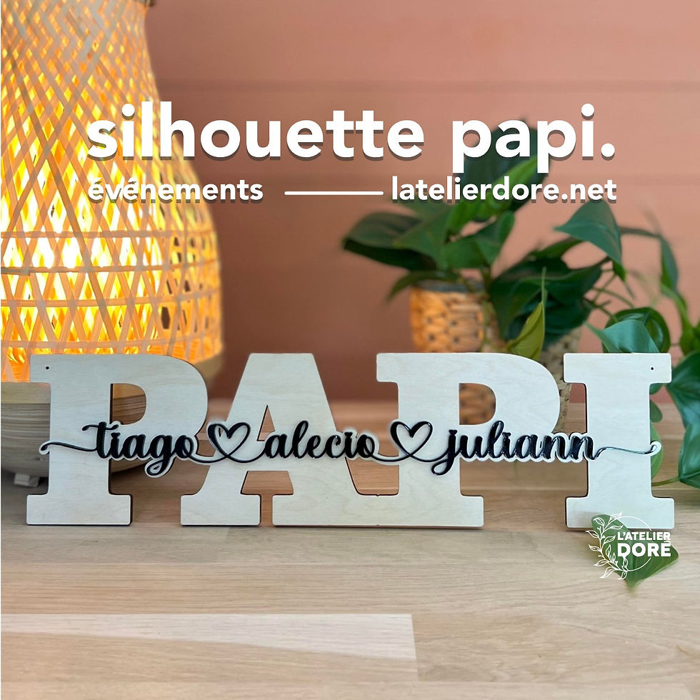 Miniature : Silhouette PAPI/PAPY/PEPE/PAPOU/PAPA/AUTRE