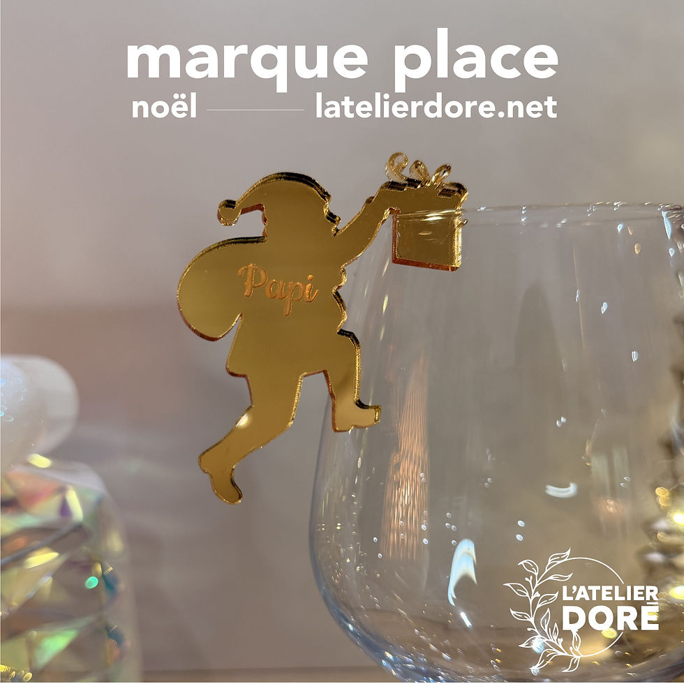 Miniature : Marque-place verre