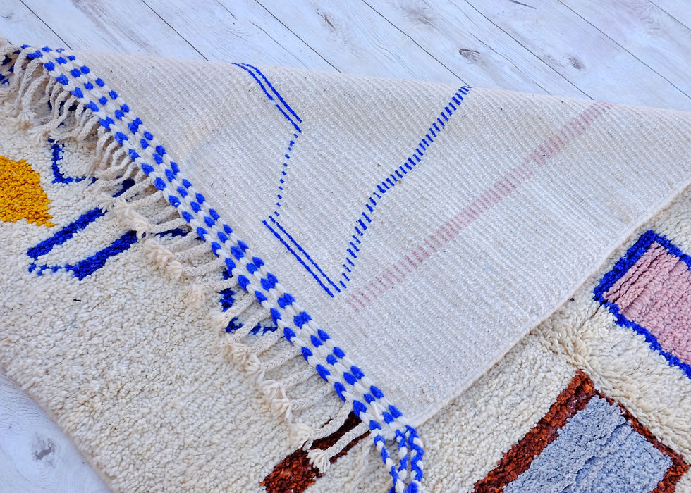 Thumbnail: Living room carpet,quality rugs,berber rug beige,Beni Ouarain Rug,Shaggy rugs uk