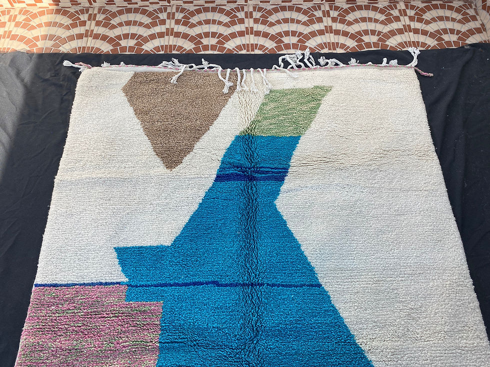 Thumbnail: Custom Fabulous Rug, Authentic Moroccan Rug, Azilal rug, Abstract Multico