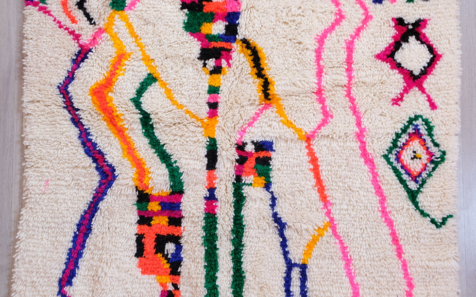 Thumbnail: Beni ourain rug, Moroccan rug, Berber carpet, Carpet for store,shaggy pile rugs