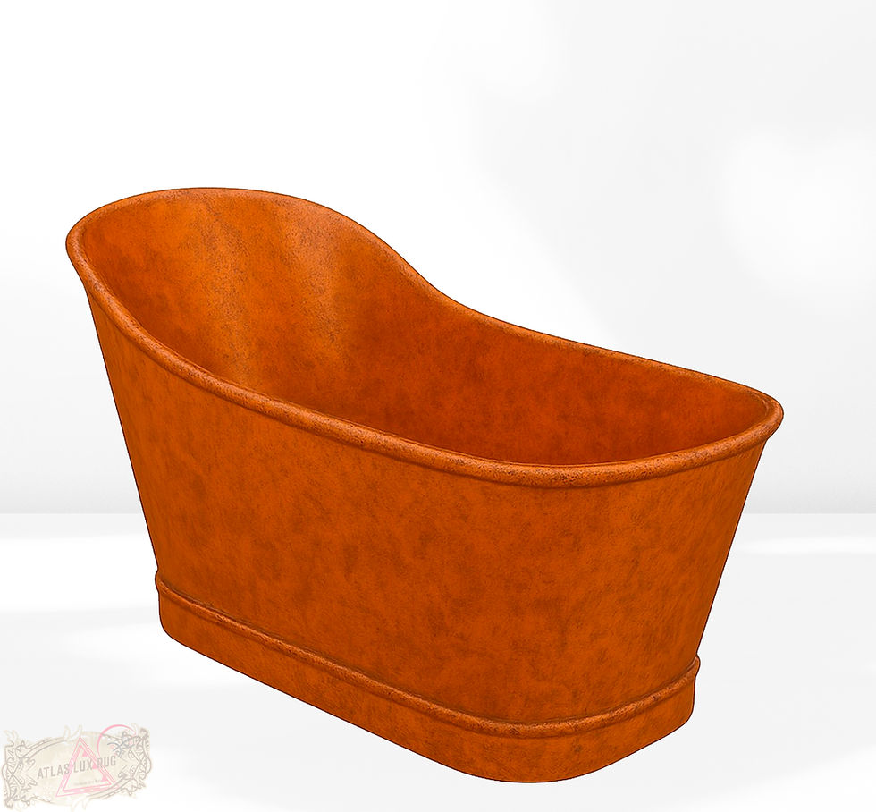 Thumbnail: Clawfoot Bathtub –  Copper Bathtub -  Handmade Vintage Copper Tub