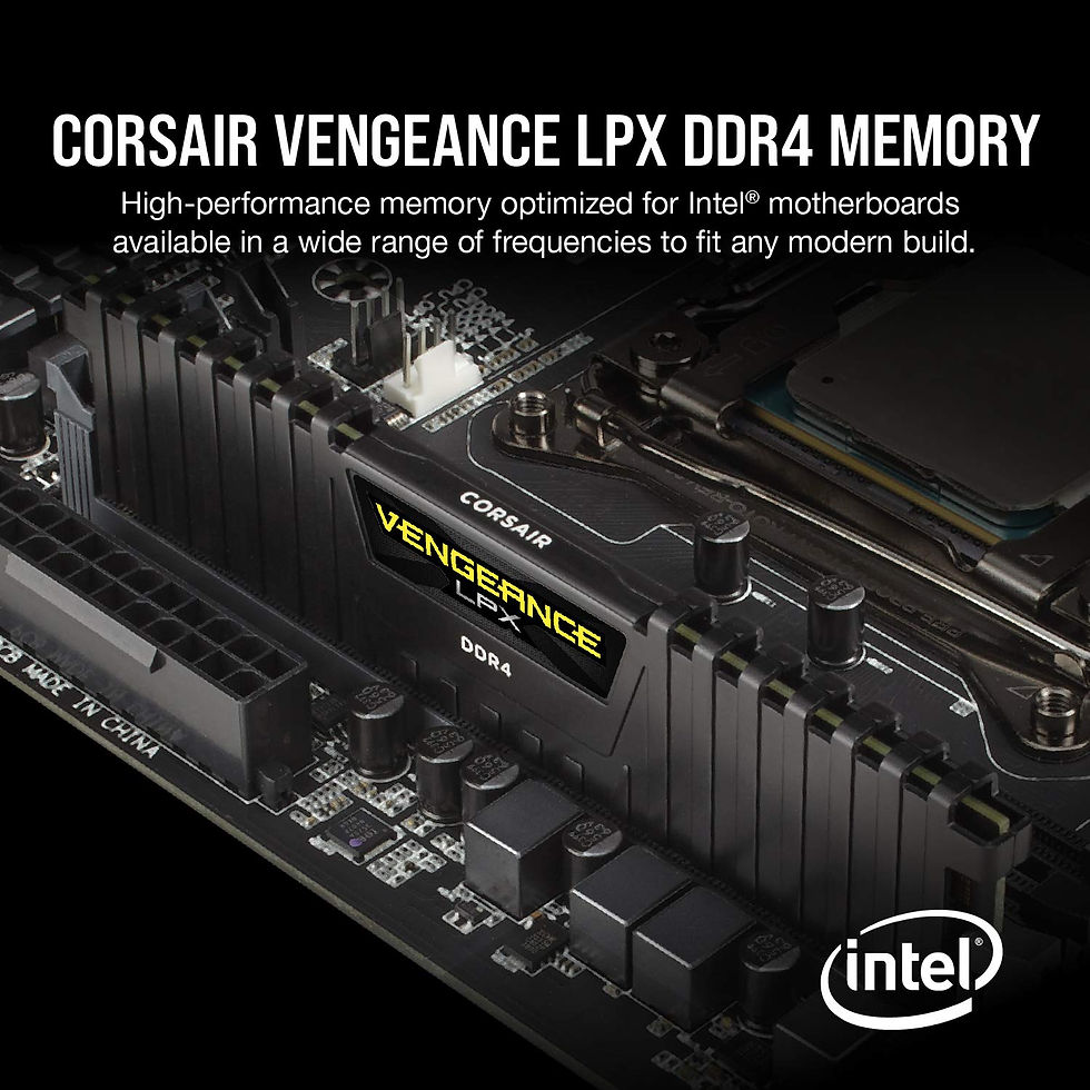 Thumbnail: Corsair Vengeance LPX 8GB DDR4 3600MHz 3200MHz 2666MHz 2400MHz 1.35V Desktop Mem