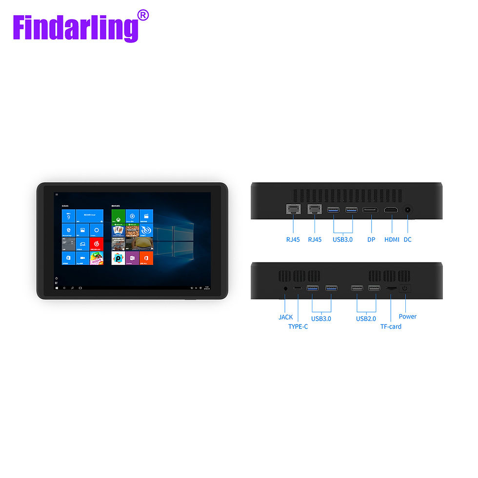 Thumbnail: CPU Intel N95 Windows 11 mini pc with 8 inch touch screen DDR4 SSD WIFI6 industr