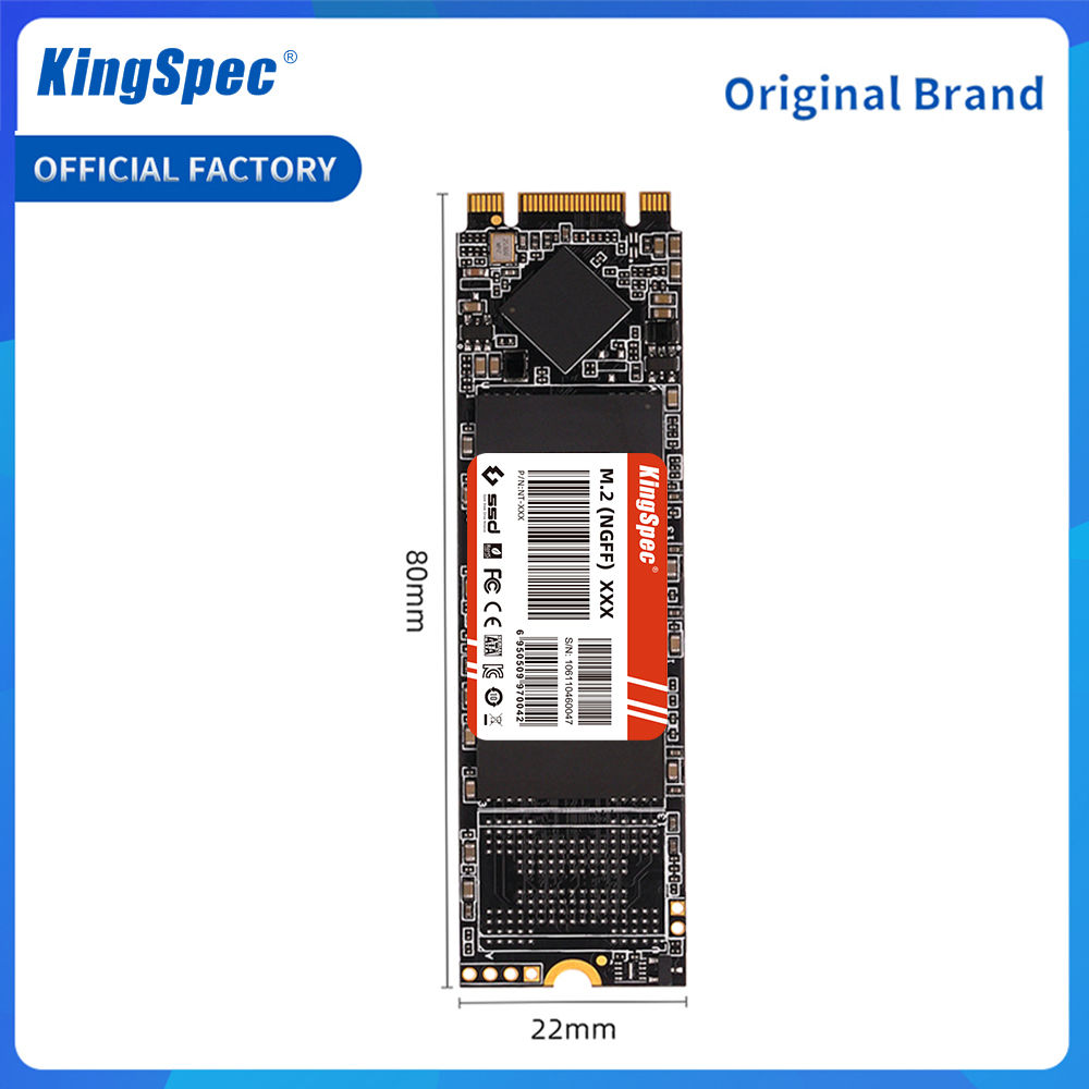 KingSpec M.2 SSD NGFF 128GB 256GB 512gb 1TB 2TB M2 SATA SSD 2280 SATA3 6Gb Inter