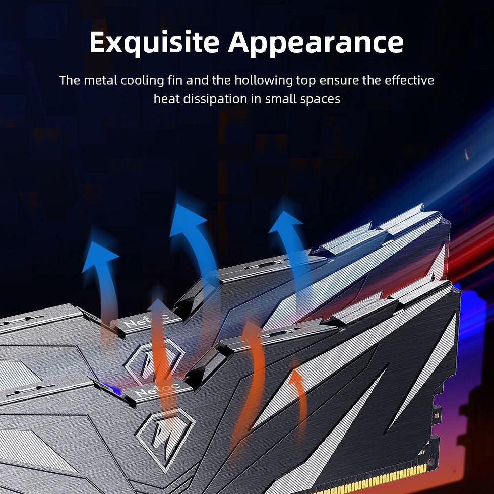 Thumbnail: Netac DDR4 8GB 16GB 3200MHz 3600MHz 2666MHz 16GBX2 8GBX2 XMP2.0 Desktop Gaming M