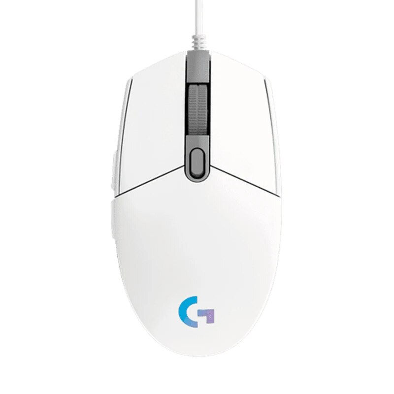 Thumbnail: Logitech G102 Mouse Original Ergonomic Mouse Optical 8000DPI 16.8M Color LED Cus