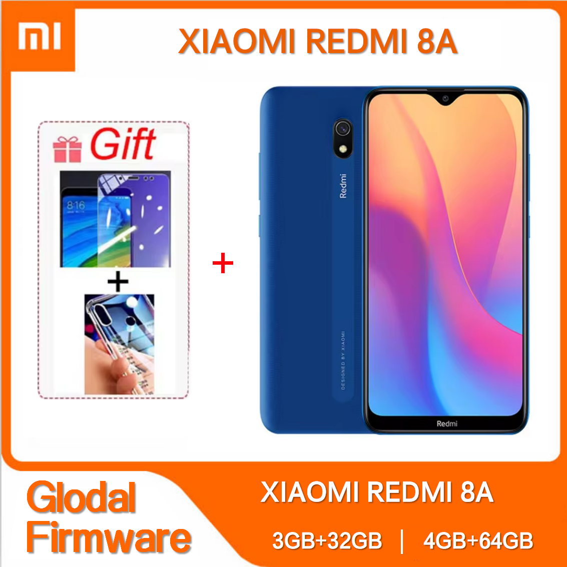 Original Xiaomi Redmi 8A 4GB 64GB Mobile Phone Battery 5000mAh Snapdargon 439 12
